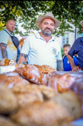 Хляб и печива на щанда на Вене по време на събитие